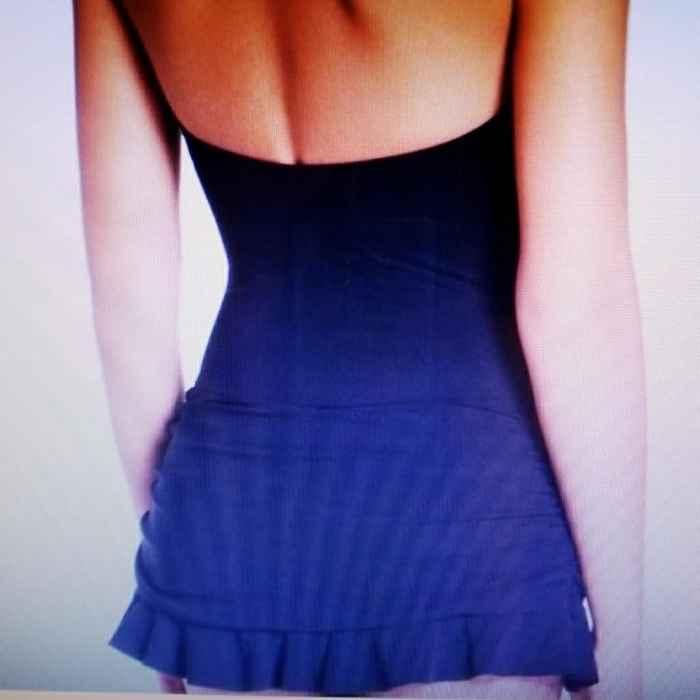 Tummy Control Underwire Swimdress 1pc Swimsuit - Picture 2 of 4